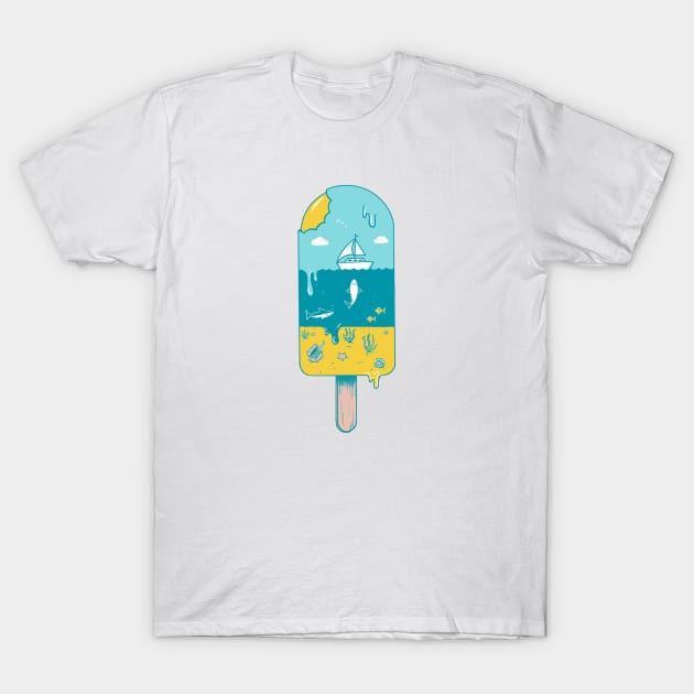 Melted Ice T-Shirt by Arlinep